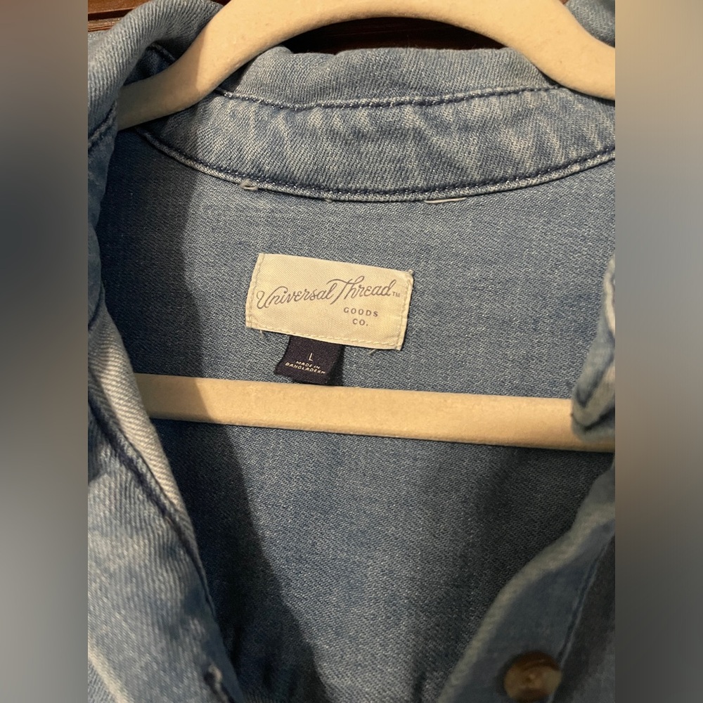 Universal Thread denim dress size L - Picture 3 of 7